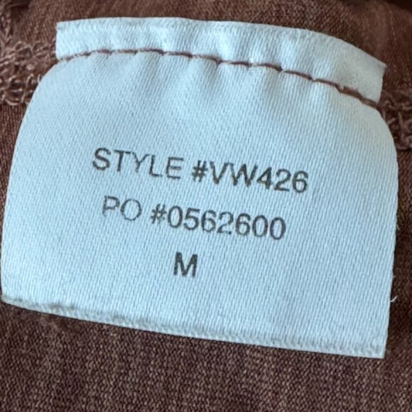 Vuori Womens M VW426 Jumpsuit Racerback Romper Dark Terracotta Red Brown Lux - Picture 7 of 10